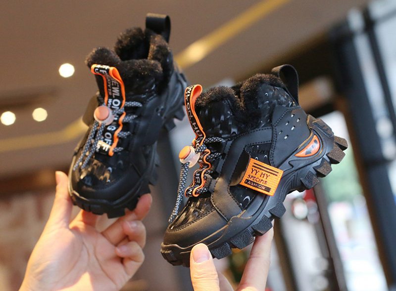 London Unisex Varme Sneaker Til Børn - Sort
