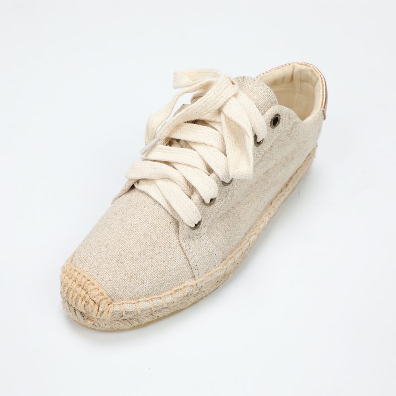 Loreana Hemp Espadriller Til Kvinder - Beige