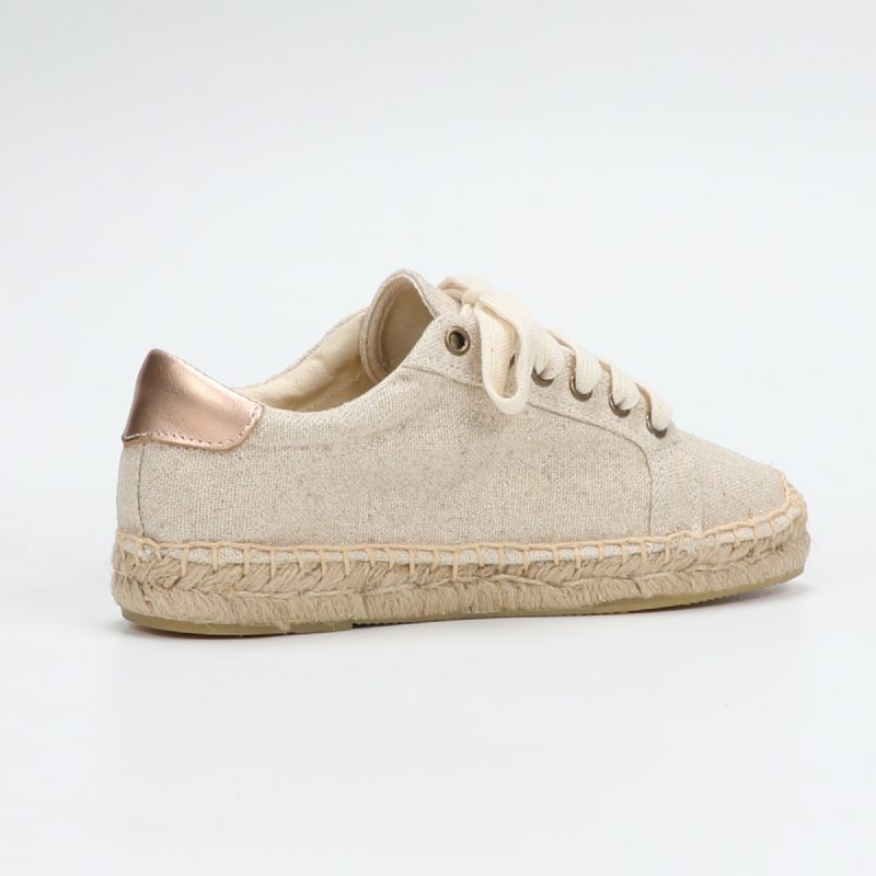 Loreana Hemp Espadriller Til Kvinder - Beige