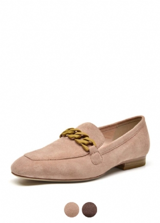Lorenza Elegante Loafer-sko I Ruskind Til Kvinder