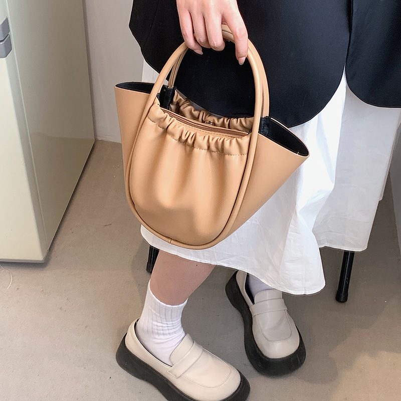 Loreto Håndtaske I Imiteret Læder Til Kvinder - Beige