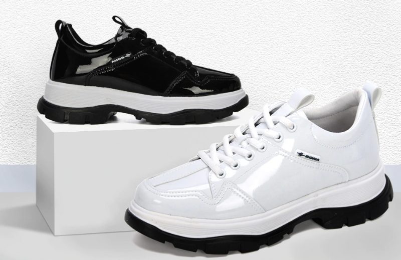 Loreto Sneaker Med Snørebånd Til Kvinder - Abrikos