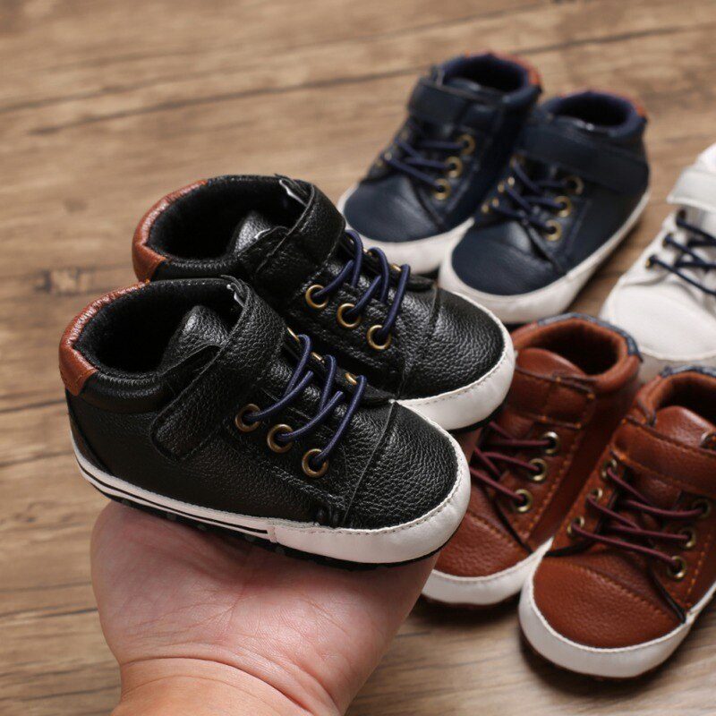 Lotero Baby-drengesneakers - Brun
