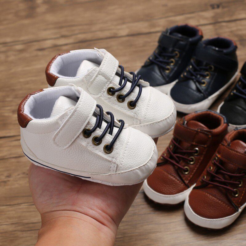 Lotero Baby-drengesneakers - Brun