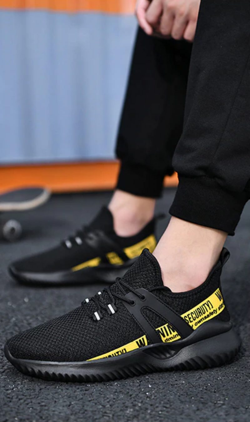 Louis Luksus Sneakers Til Mænd - Sort
