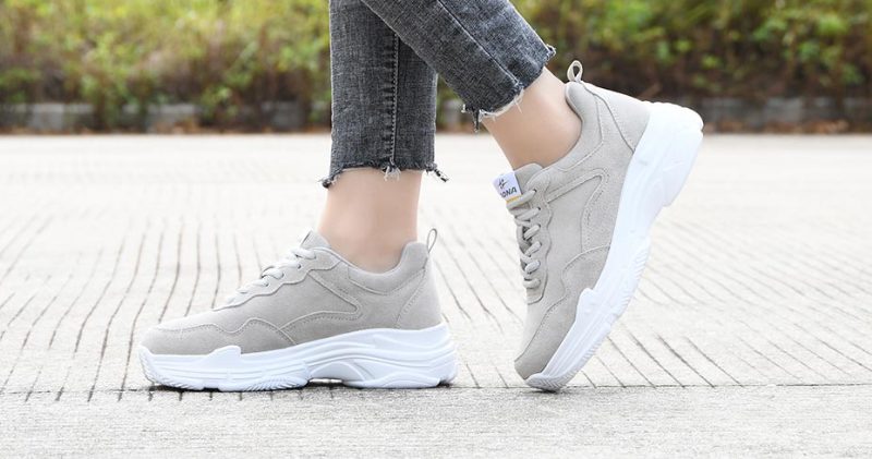 Louna Behagelig Sneaker Med Snørebånd Til Kvinder - Sort