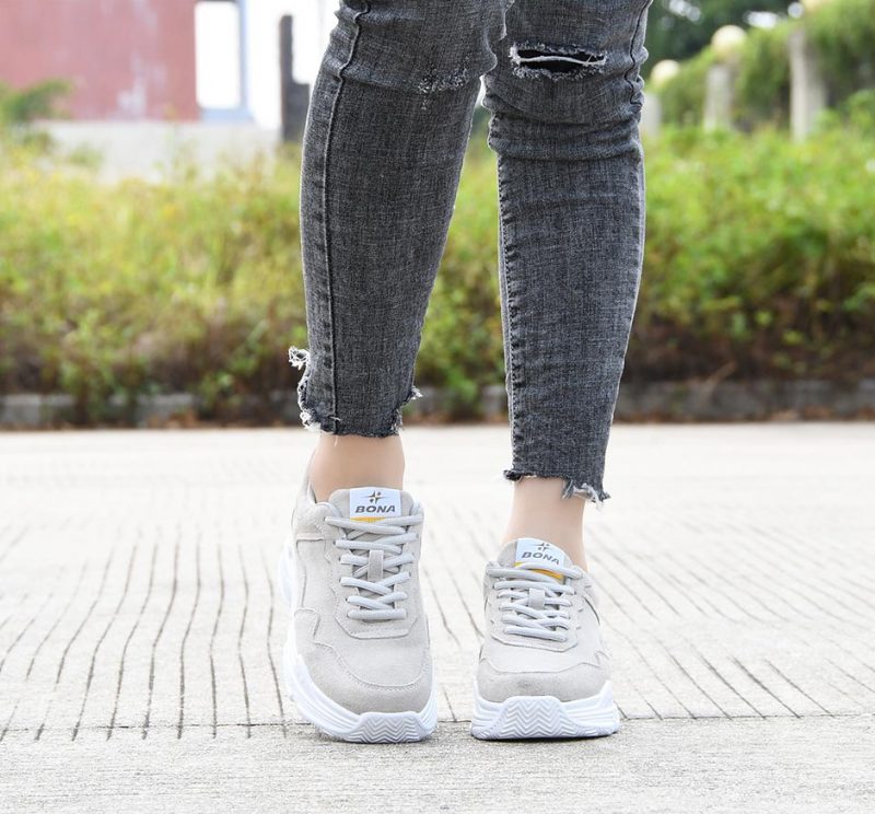 Louna Behagelig Sneaker Med Snørebånd Til Kvinder - Sort
