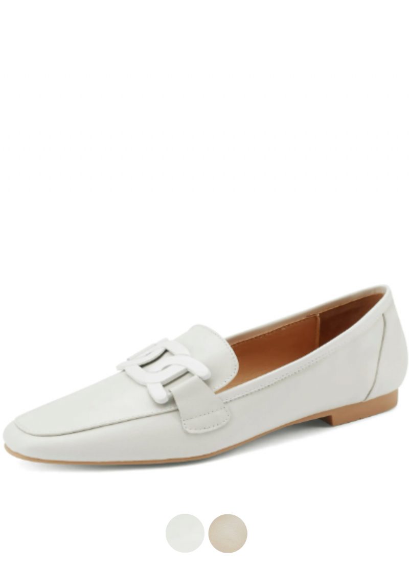 Loy Kvinders Lave Hæle Slip On Loafer Sko