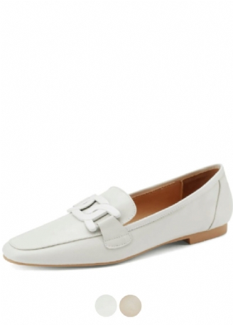 Loy Kvinders Lave Hæle Slip On Loafer Sko