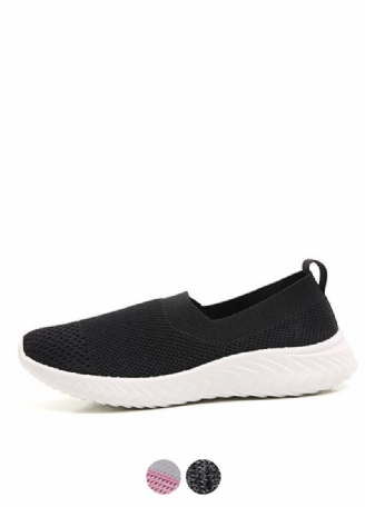 Luar Slip-on Walking Sorte Sko Til Kvinder