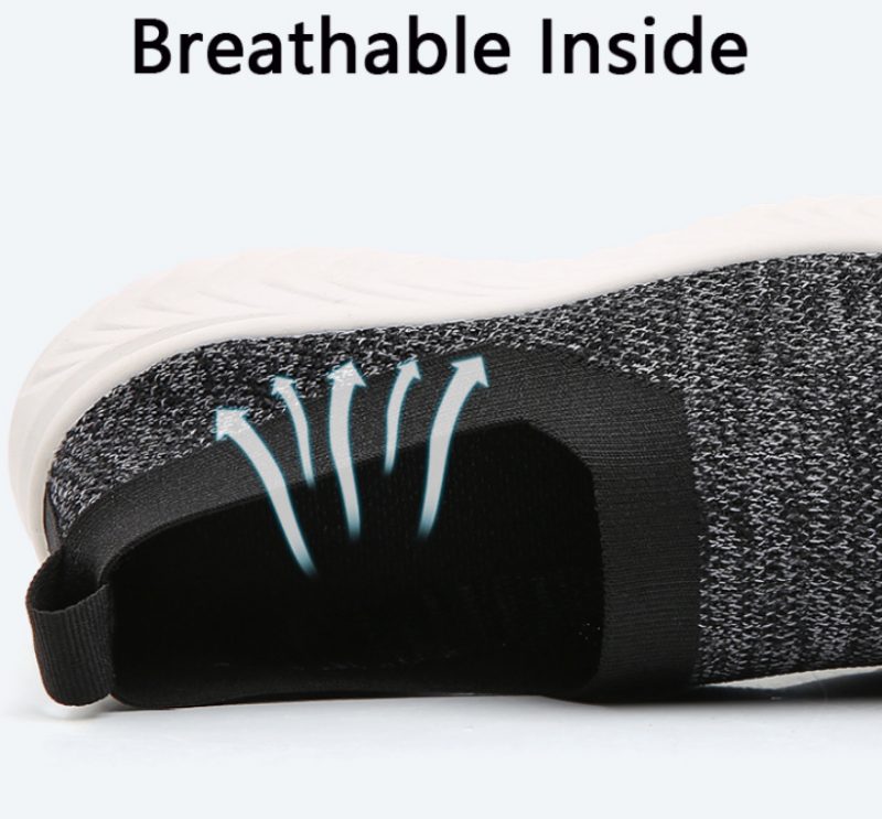 Luar Slip-on Walking Sorte Sko Til Kvinder - Sort