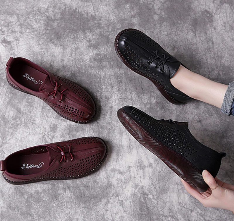 Luca Dame Loafer Sko - Sort Hul