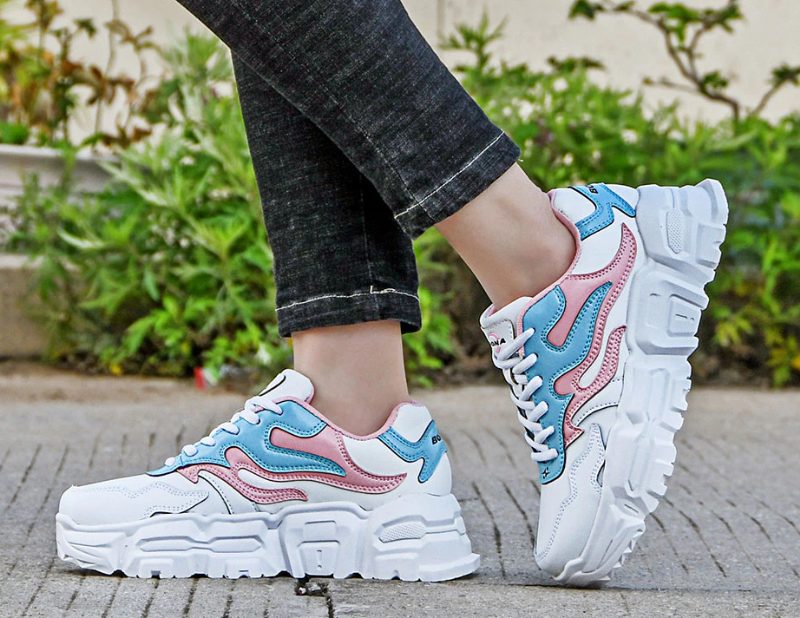 Luchi Komfortabel Platform Sneaker Til Kvinder - Pink
