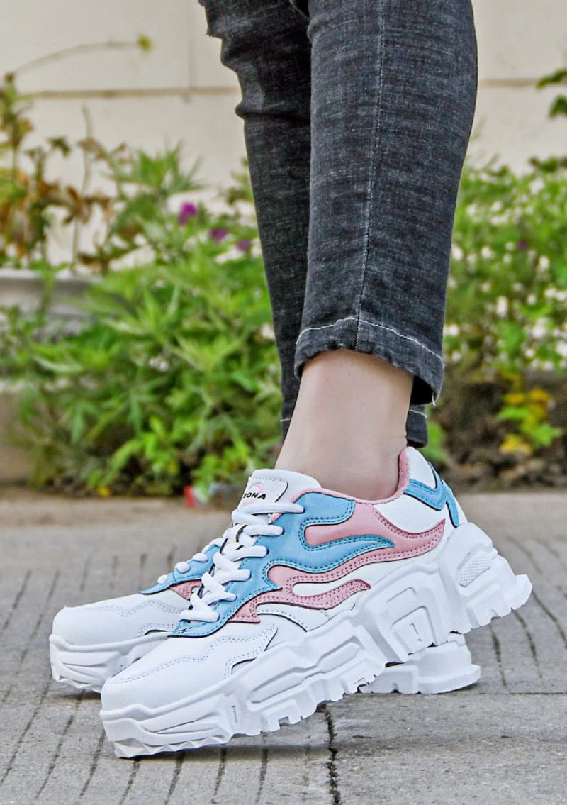 Luchi Komfortabel Platform Sneaker Til Kvinder - Pink