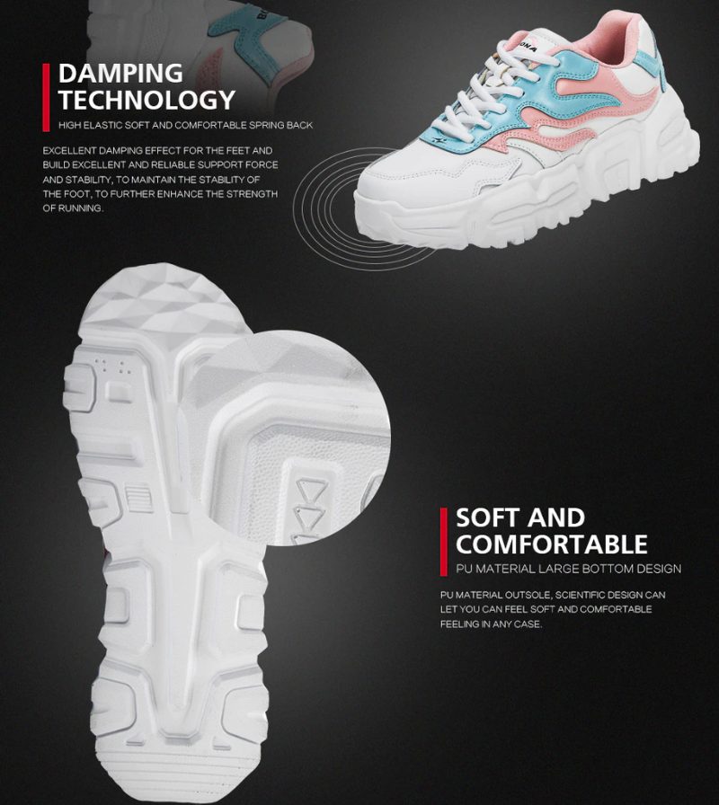 Luchi Komfortabel Platform Sneaker Til Kvinder - Pink