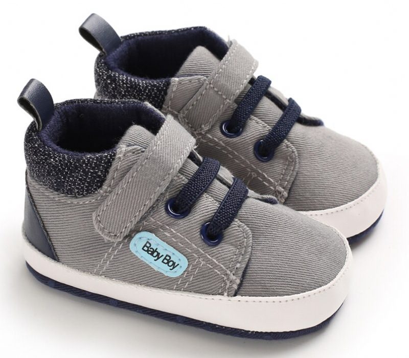 Lucian Baby Drenge Afslappede Sneakers - Grå