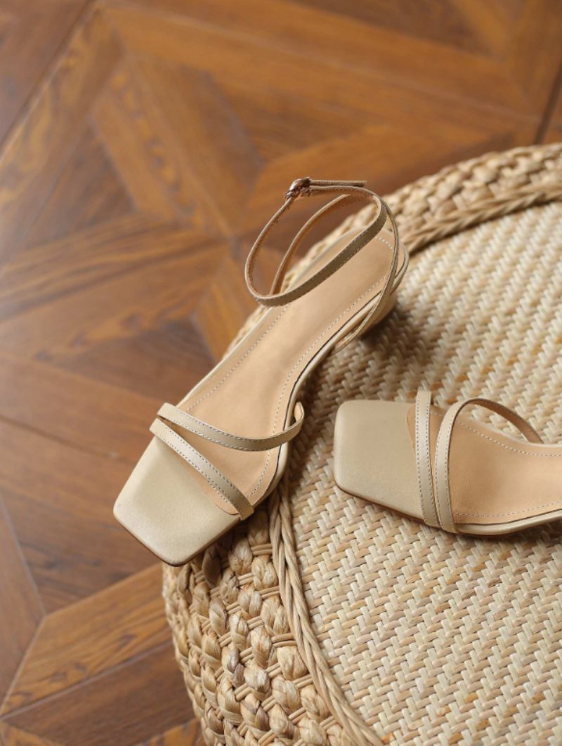 Lucrecia Sandal Til Kvinder - Abrikos