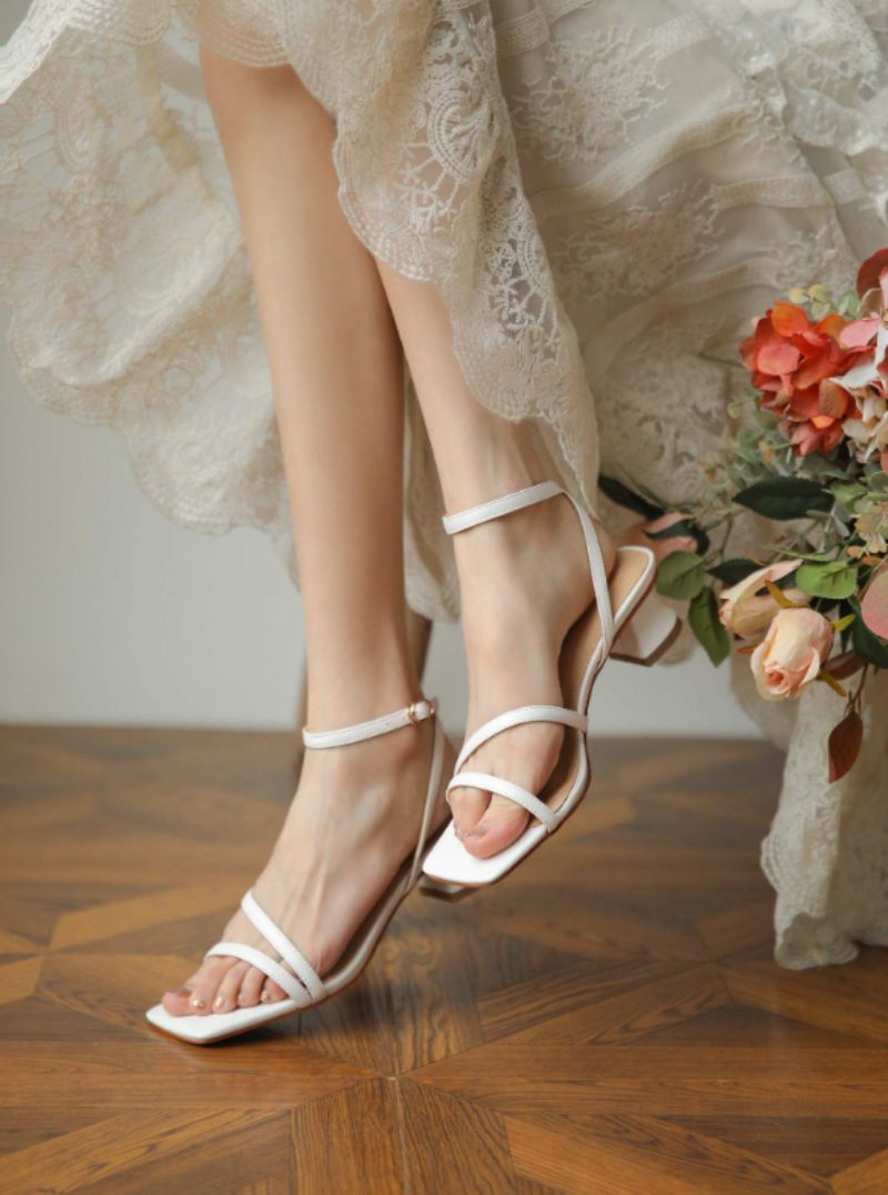 Lucrecia Sandal Til Kvinder - Abrikos