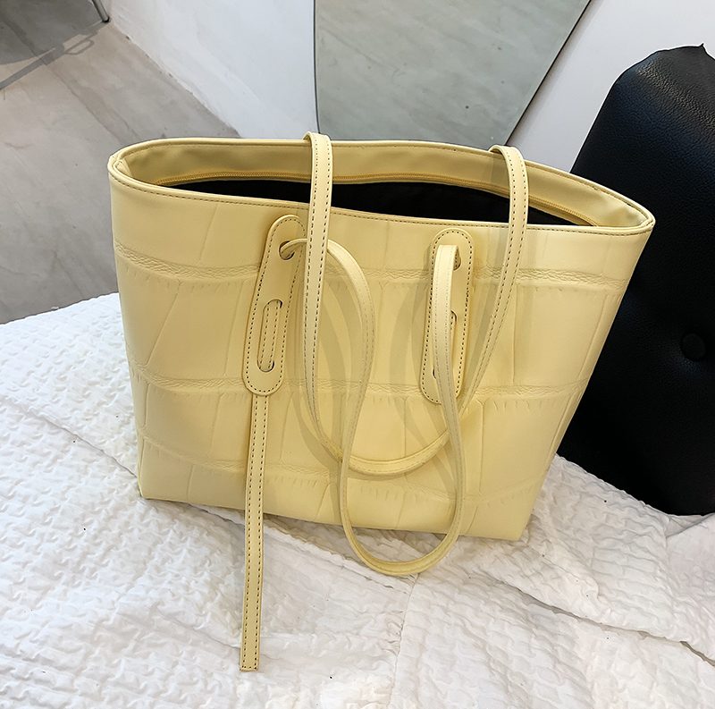 Lucy Luksus Læder Håndtaske Til Kvinder - Beige