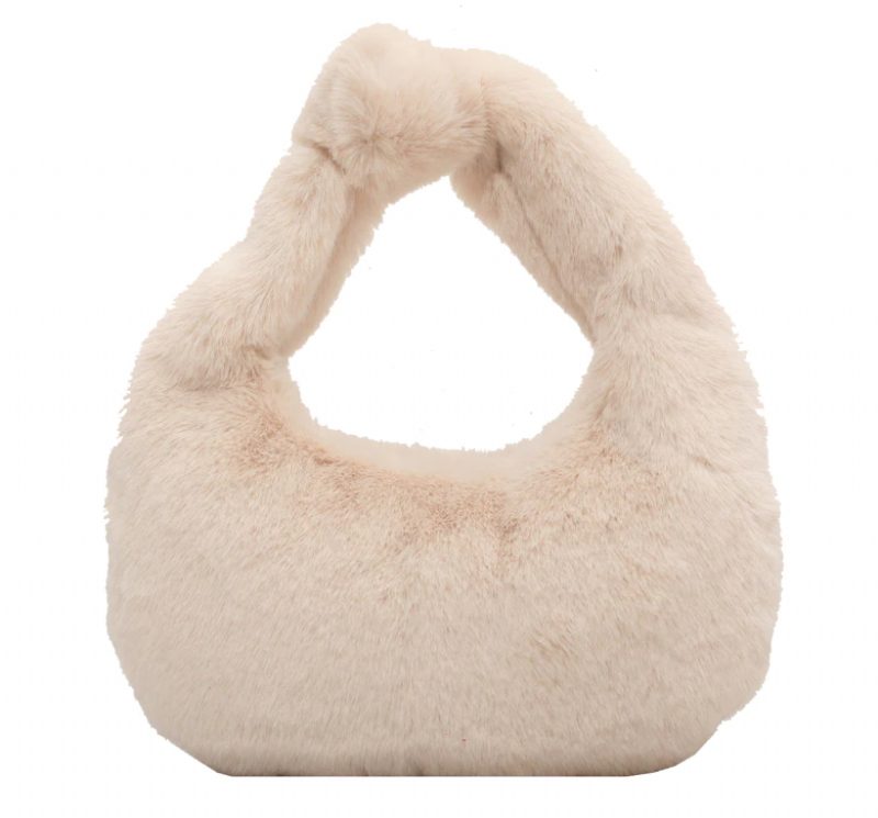 Lucy Modehåndtaske I Imiteret Læder Til Kvinder - Beige