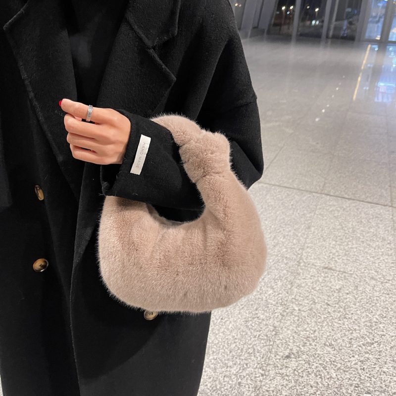 Lucy Modehåndtaske I Imiteret Læder Til Kvinder - Beige