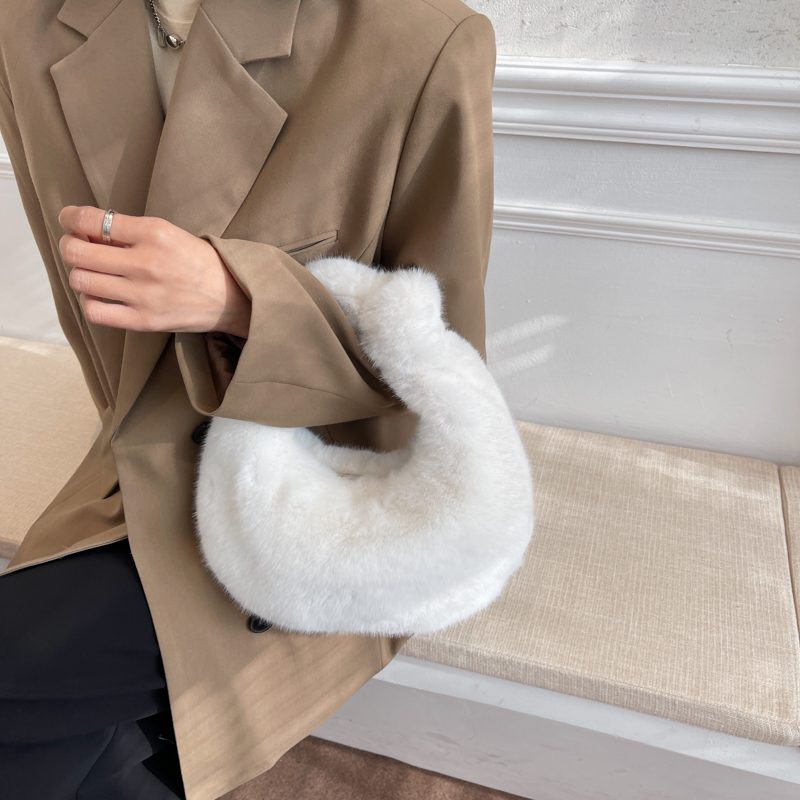 Lucy Modehåndtaske I Imiteret Læder Til Kvinder - Beige