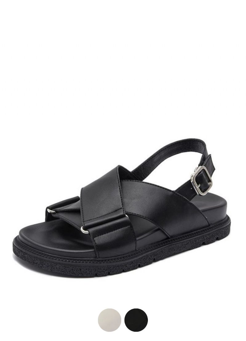 Lucy Platform Spænde Flad Sandal Til Kvinder