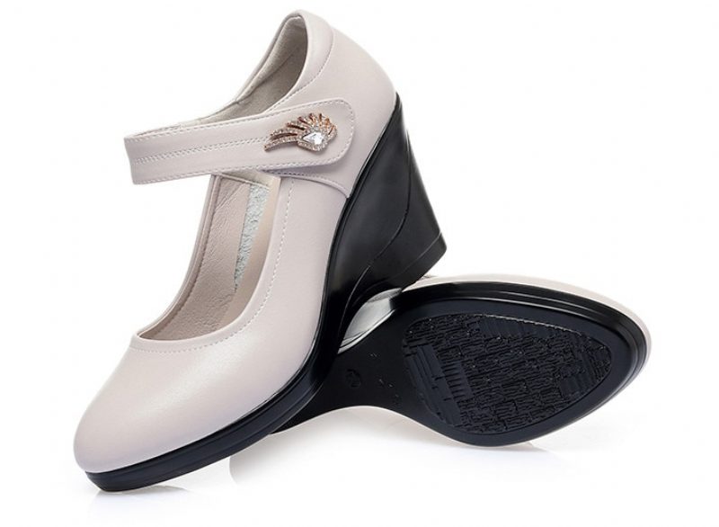 Lucy Wedge Platform-sko Til Kvinder - Sort