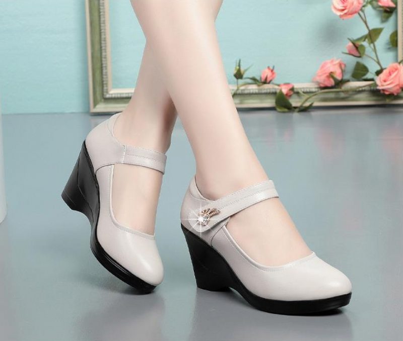Lucy Wedge Platform-sko Til Kvinder - Sort