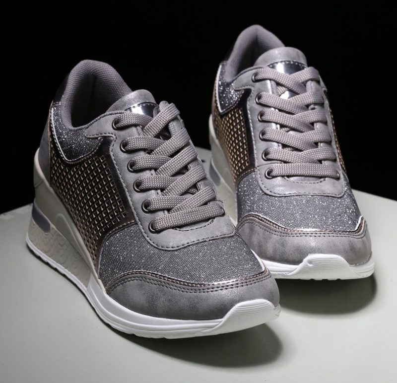 Lucy Wedges Sneakers Til Kvinder - Guld