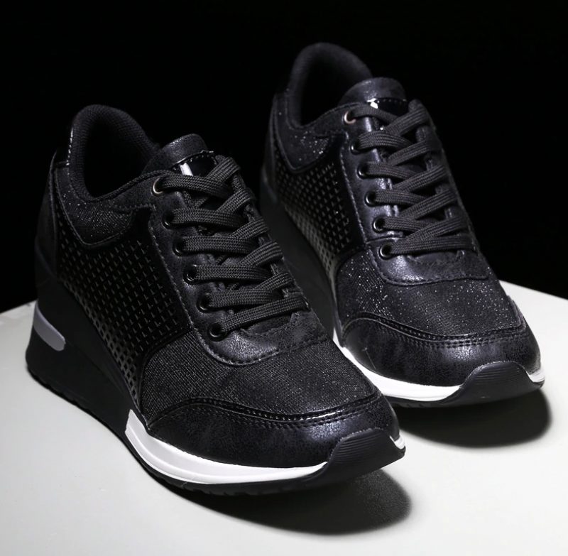 Lucy Wedges Sneakers Til Kvinder - Guld