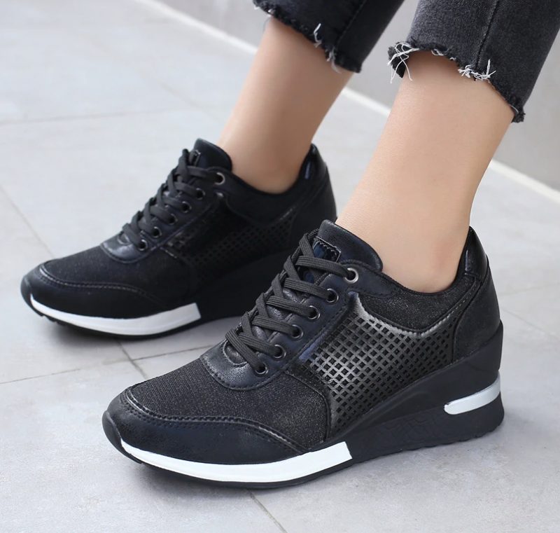 Lucy Wedges Sneakers Til Kvinder - Guld
