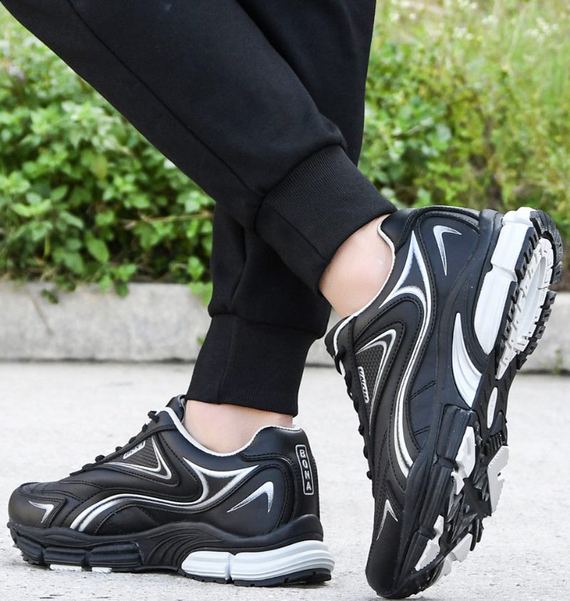 Luie Casual Sneakers Til Mænd - Sort