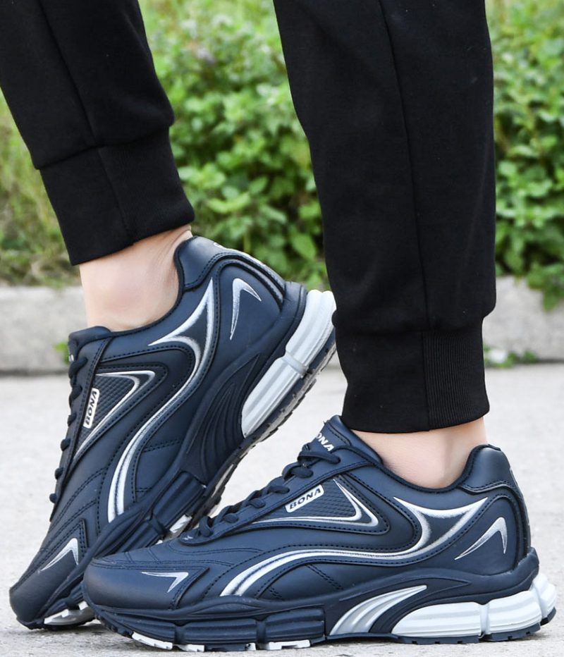 Luie Casual Sneakers Til Mænd - Sort
