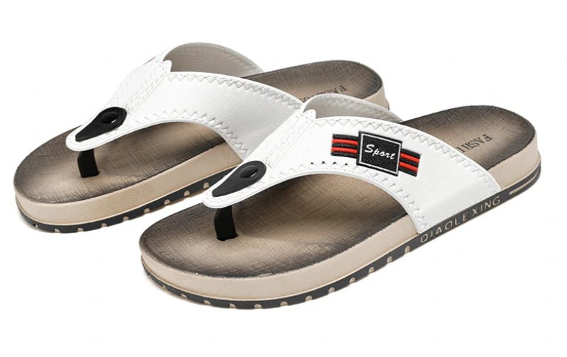 Luis Mænds Afslappede Flip Flop - Hvid