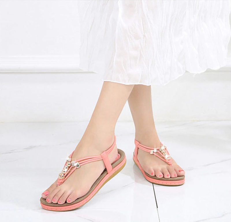 Luisa Behagelig Sommersandal Til Kvinder - Pink