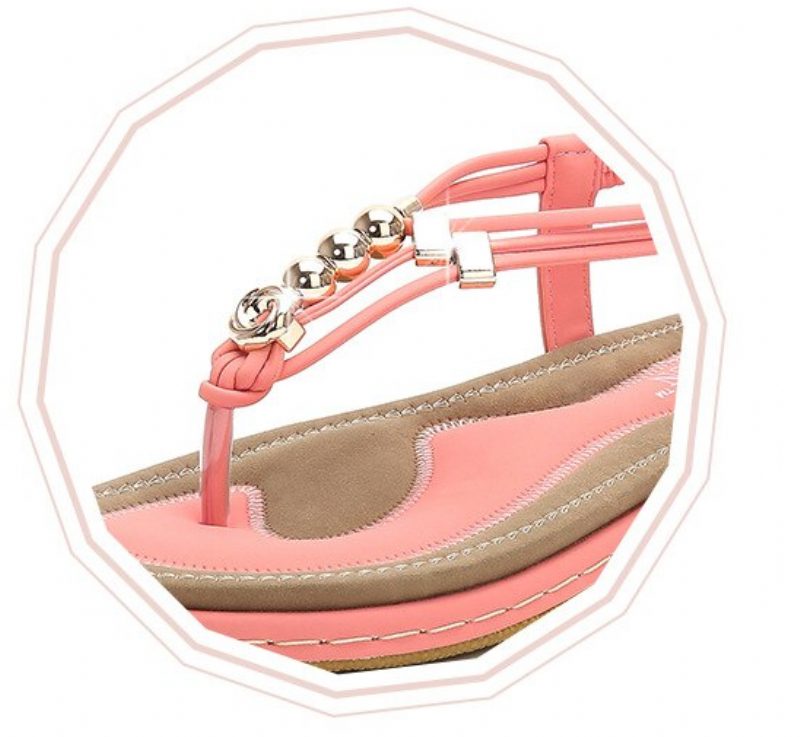 Luisa Behagelig Sommersandal Til Kvinder - Pink
