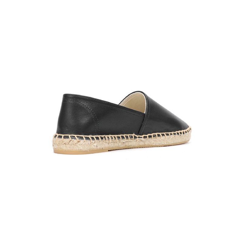 Luisa Slip On Casual Espadriller Til Kvinder - Sort