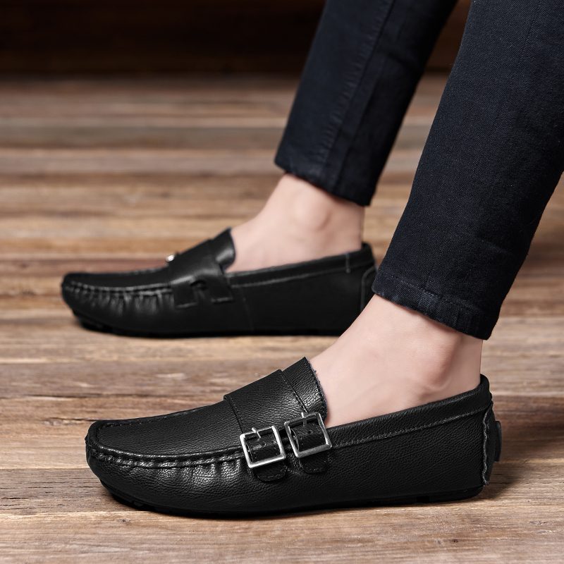 Luken Loafers Dress Sko Til Mænd - Sort