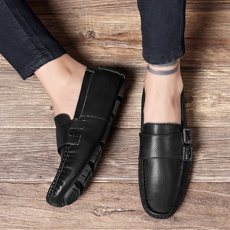 Luken Loafers Dress Sko Til Mænd - Sort