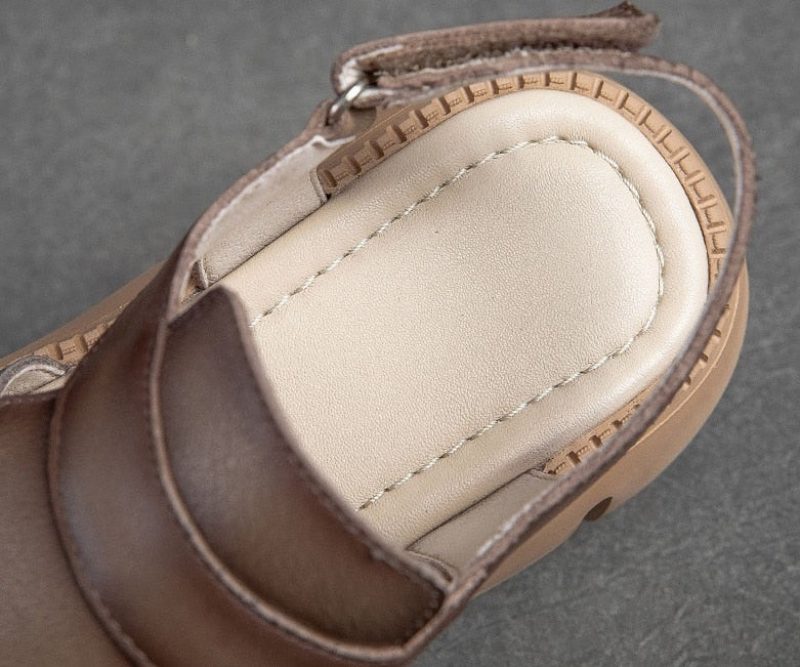 Luky Platform Sandal Til Kvinder - Beige