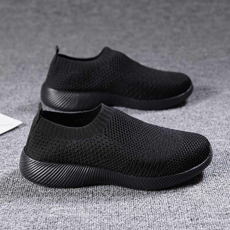 Luna Letvægts Åndbar Mesh Slip-on Sneaker Til Kvinder - Pink