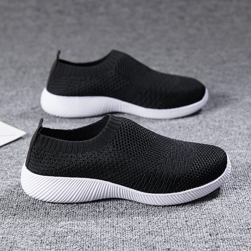 Luna Letvægts Åndbar Mesh Slip-on Sneaker Til Kvinder - Pink