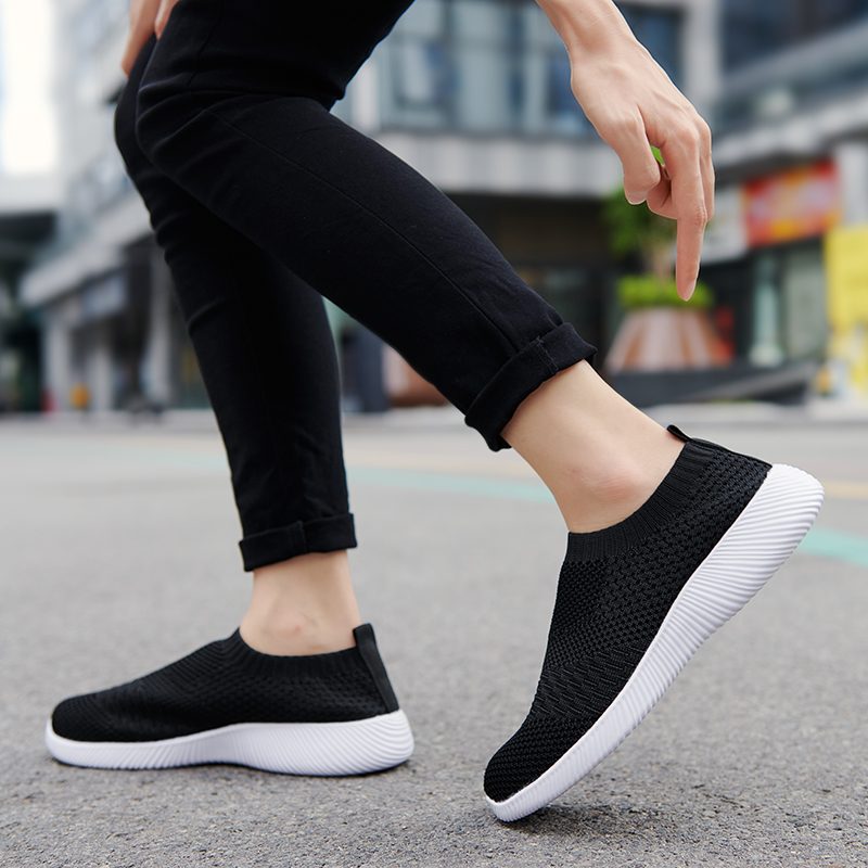 Luna Letvægts Åndbar Mesh Slip-on Sneaker Til Kvinder - Pink