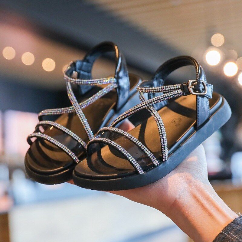 Luna Pigekjole Sandal - Sølv