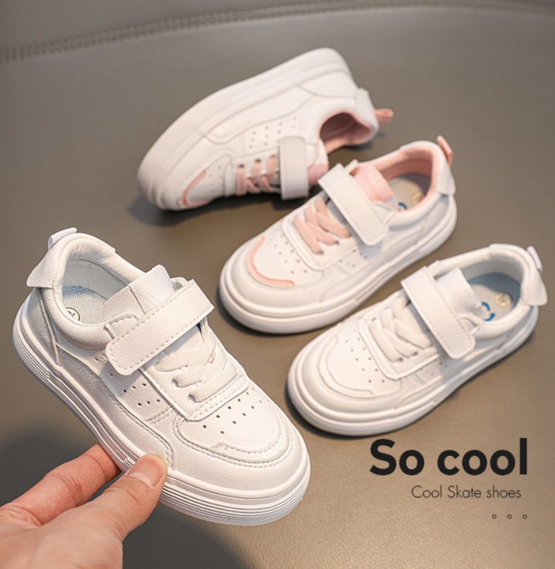 Lupin Unisex Casual Sneaker Til Børn - Hvid