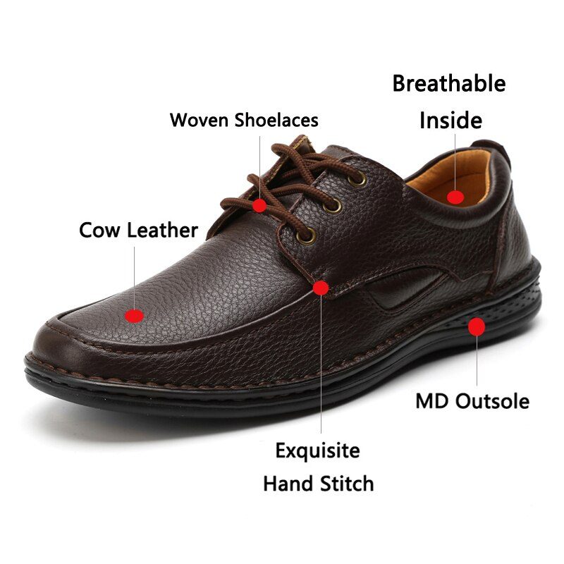 Lyon Loafers Dress Sko Til Mænd - Brun