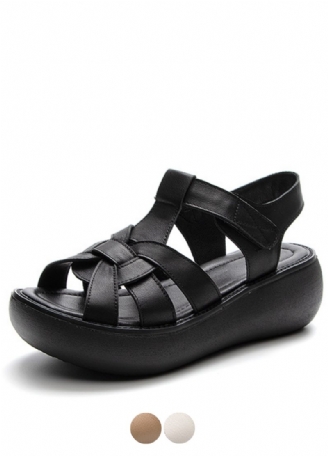 Macry Peep Toe Wedges-sandaler Til Kvinder