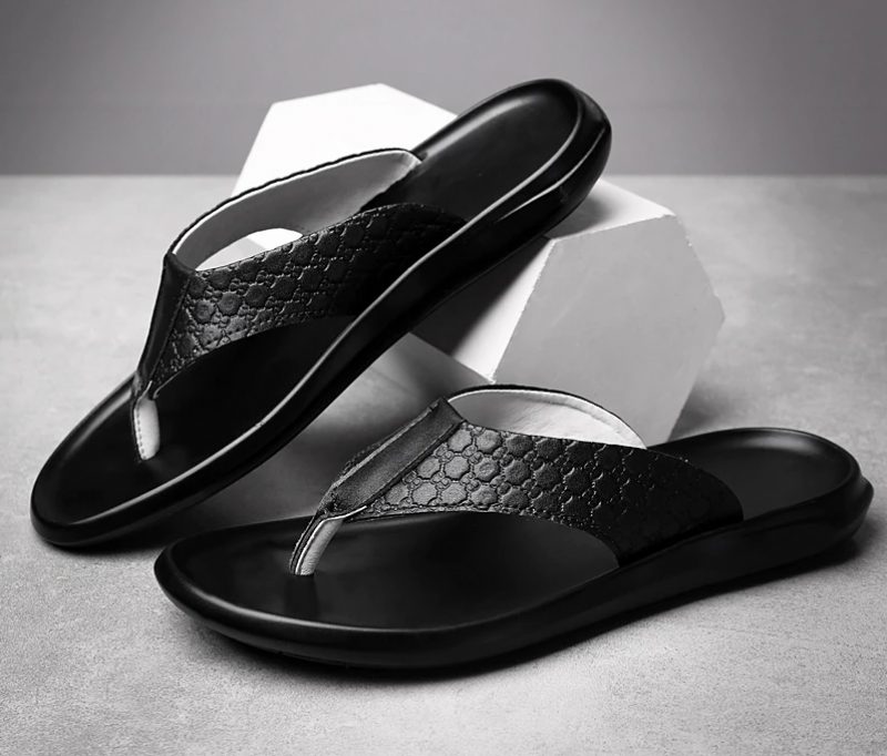 Madisson Mænds Afslappede Flip Flop - Sort