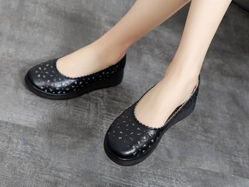 Magert Dame Loafer Sko - Hvid